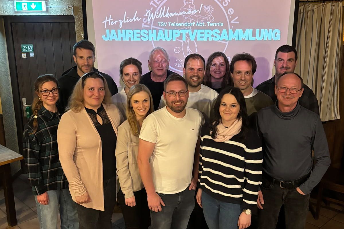 Neue gewählte Abteilungsleitung Tennis